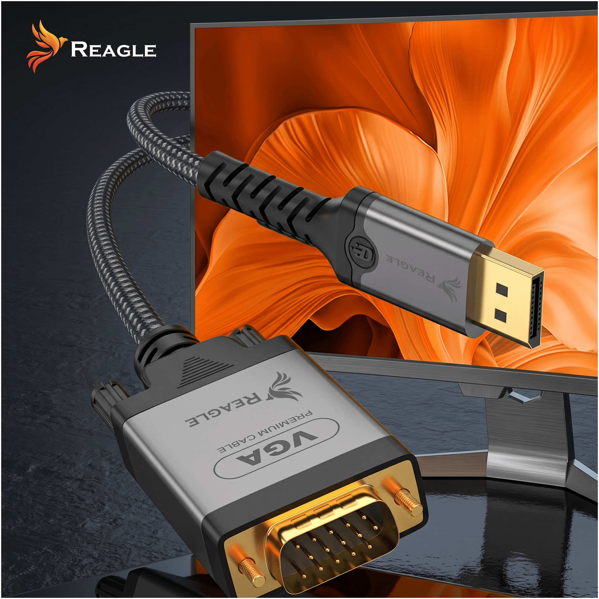 Kabel DisplayPort na VGA, 3 m, Full HD 1080p 60Hz