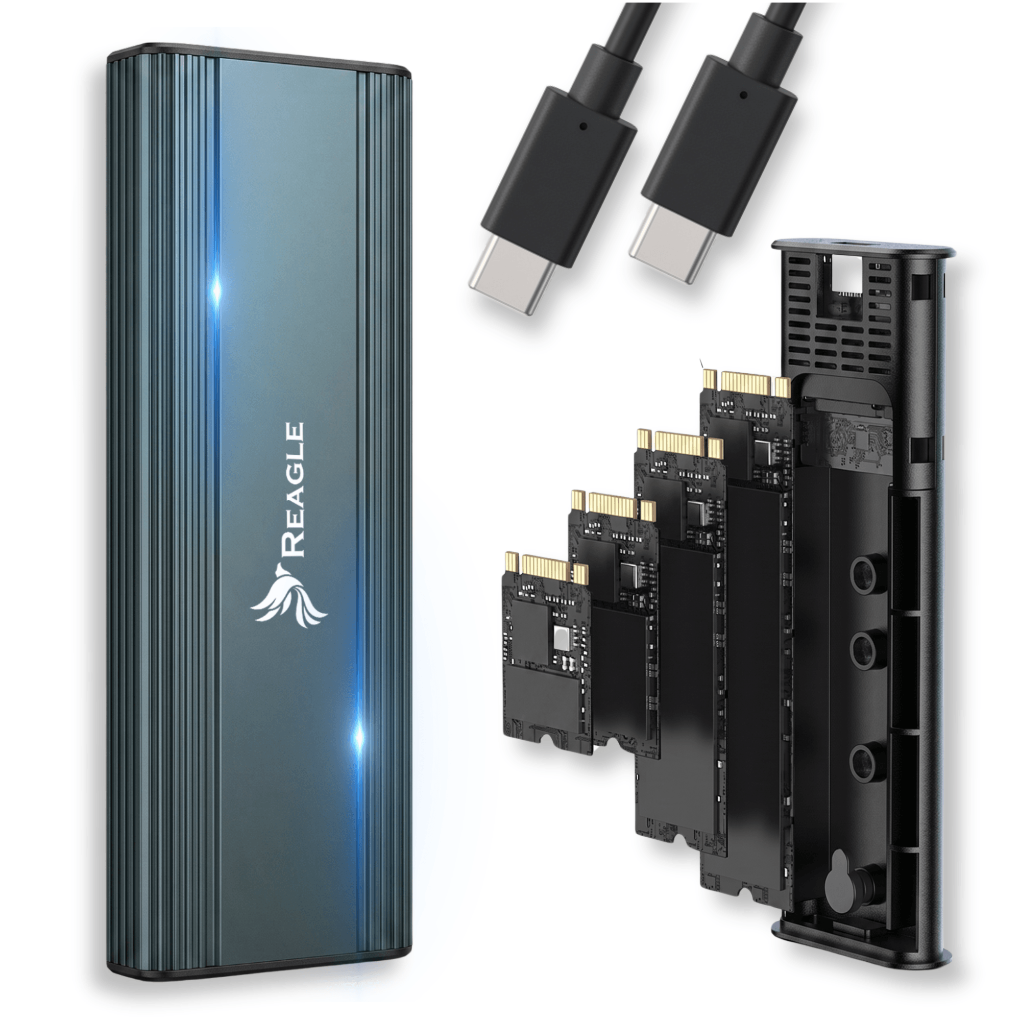 Kieszeń na dysk SSD M.2 NVMe PCIe USB-C 3.2 10Gbps