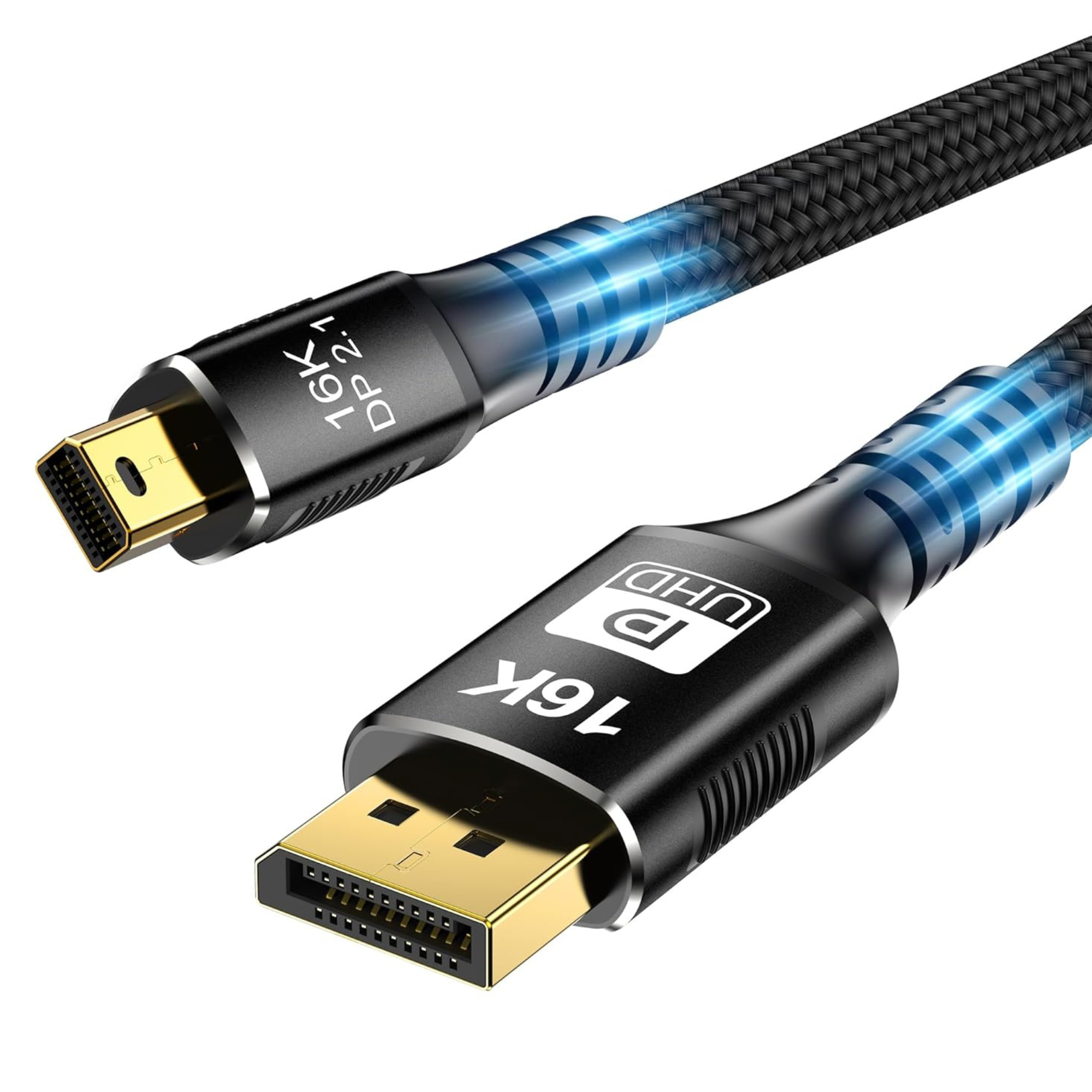 Reagle RMDD100P kabel mini DisplayPort do DisplayPort 2.1 1m 16K 8K 4K 240Hz Thunderbolt