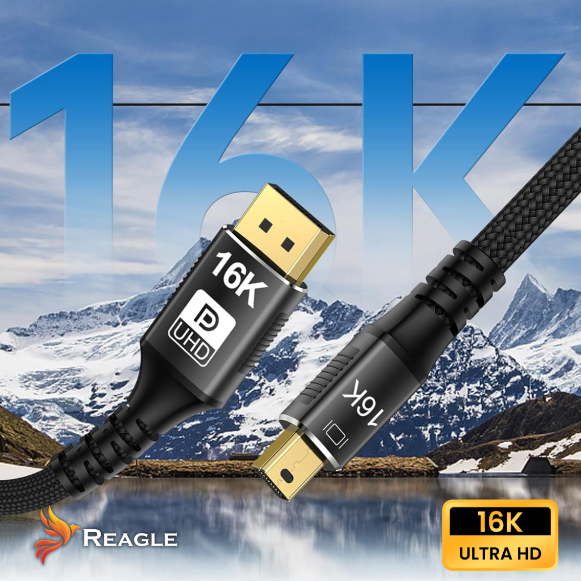 Reagle RMDD100P 16K 60Hz 8K 120Hz 4K 240Hz mini DisplayPort DisplayPort