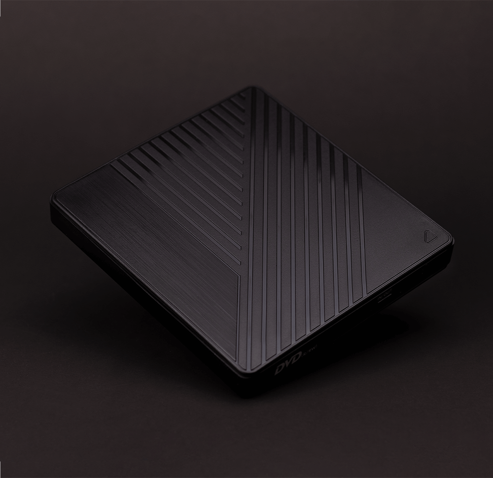 Reagle RCD5 czarny napęd zewnętrzny DVD CD USB-C — 07 / Dodatkowe zasilanie i bufor 2 MB
