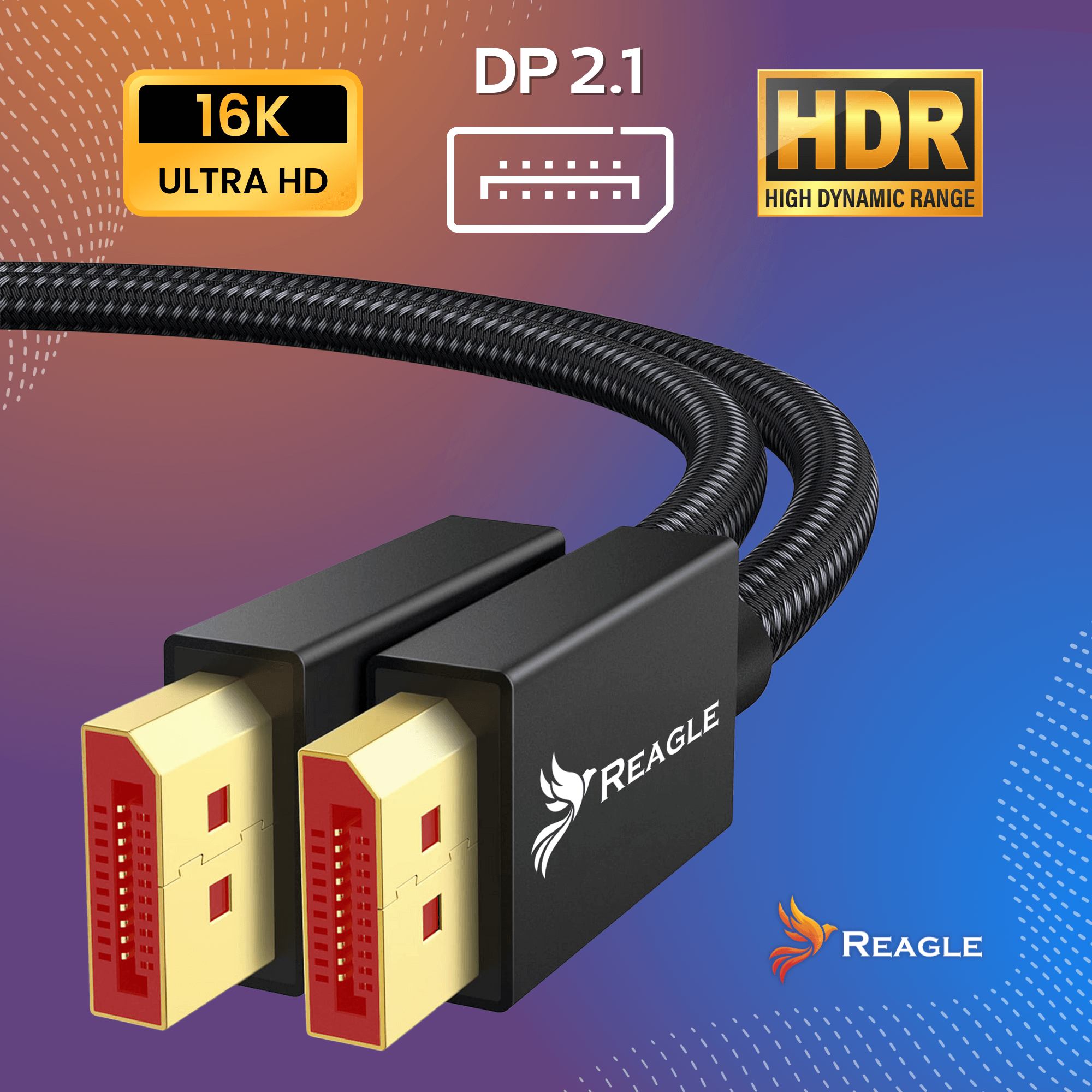 DISPLAYPORT 2.1 DP 8K 120Hz 4K 320Hz 240Hz FREESYNC GSYNC 80Gbps 2M Kabel_2