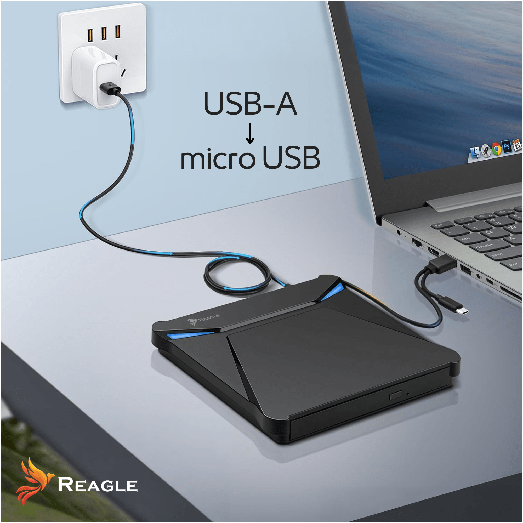 Reagle RCD51 — 06 / Zasilanie dodatkowe przez micro-USB