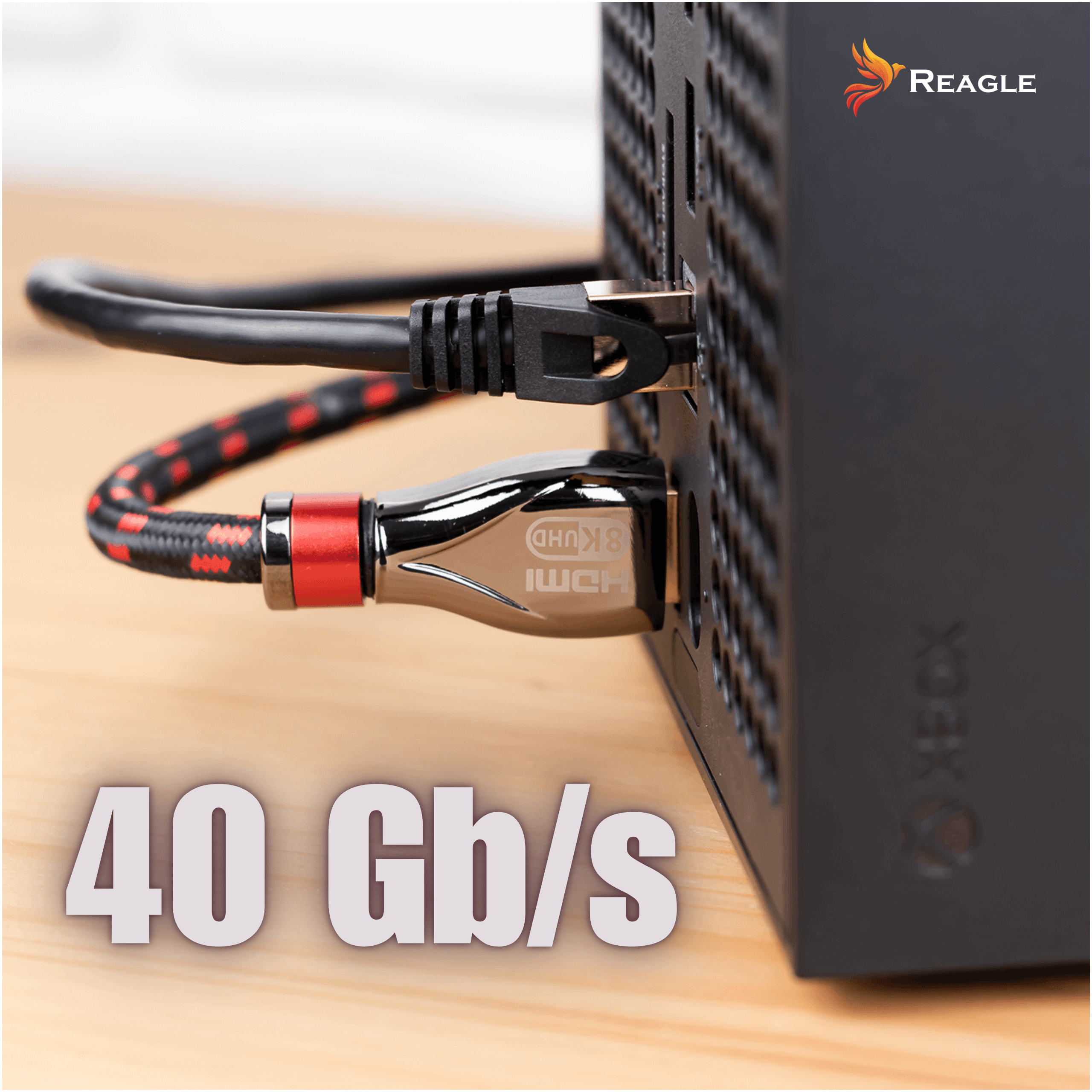 Kabel Ethernet LAN RJ45 Cat 8 SFTP 40Gbps Reagle RE1000M 10m