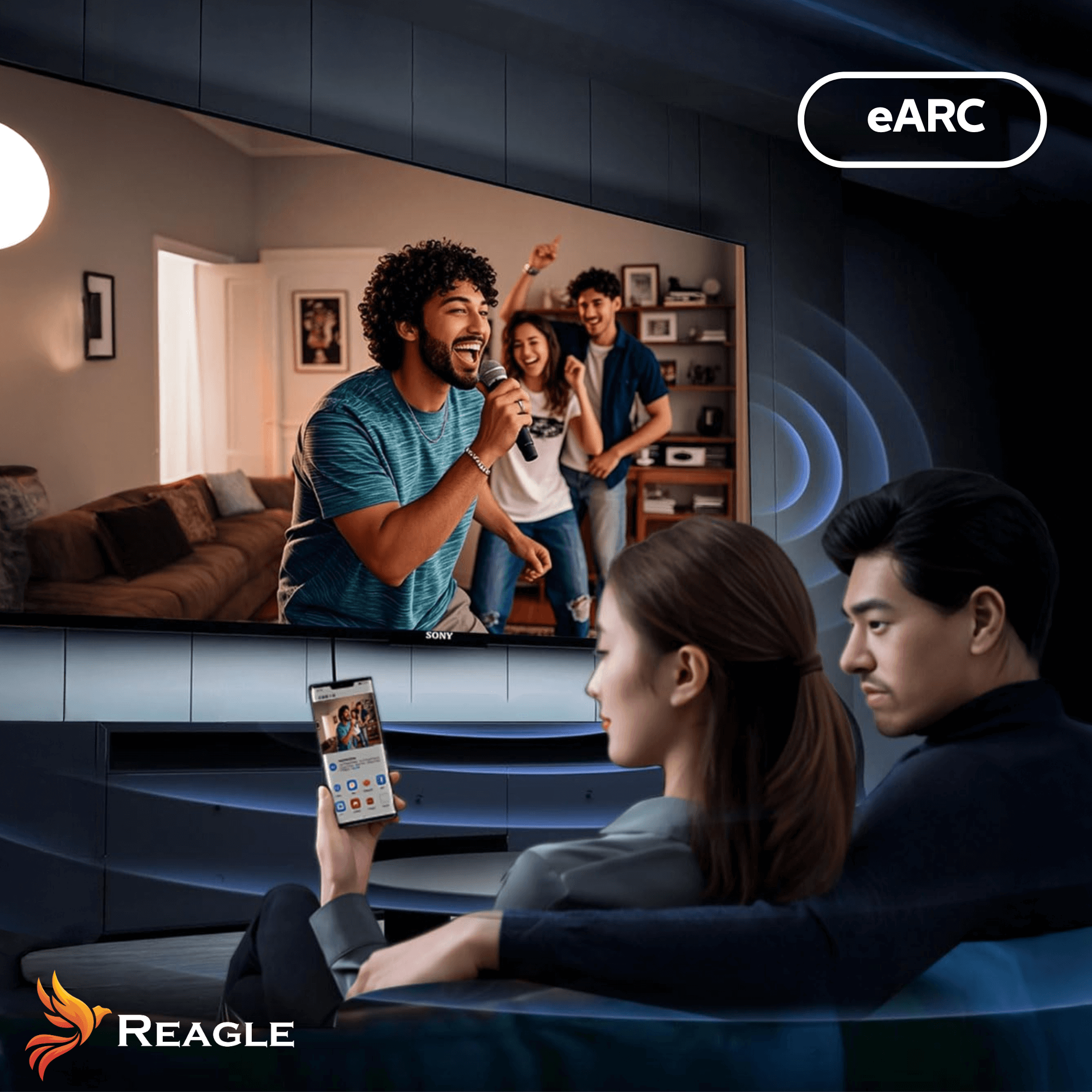 Reagle HDMI 2.2 eARC Dolby Atmos DTS audio
