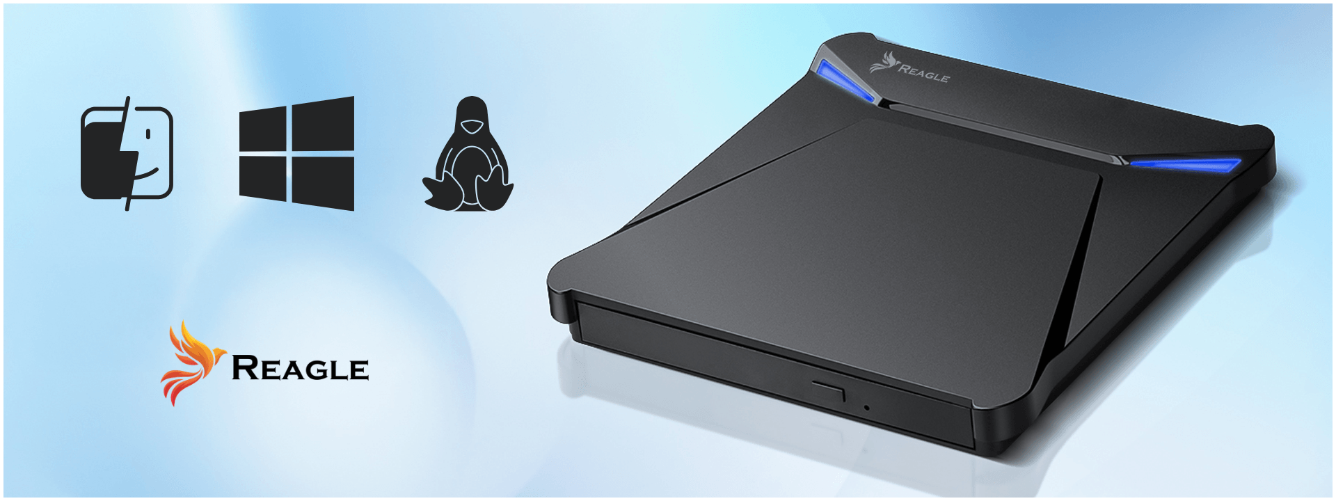 Reagle RCD51 — 05 / Kompaktowy napęd do laptopa i PC