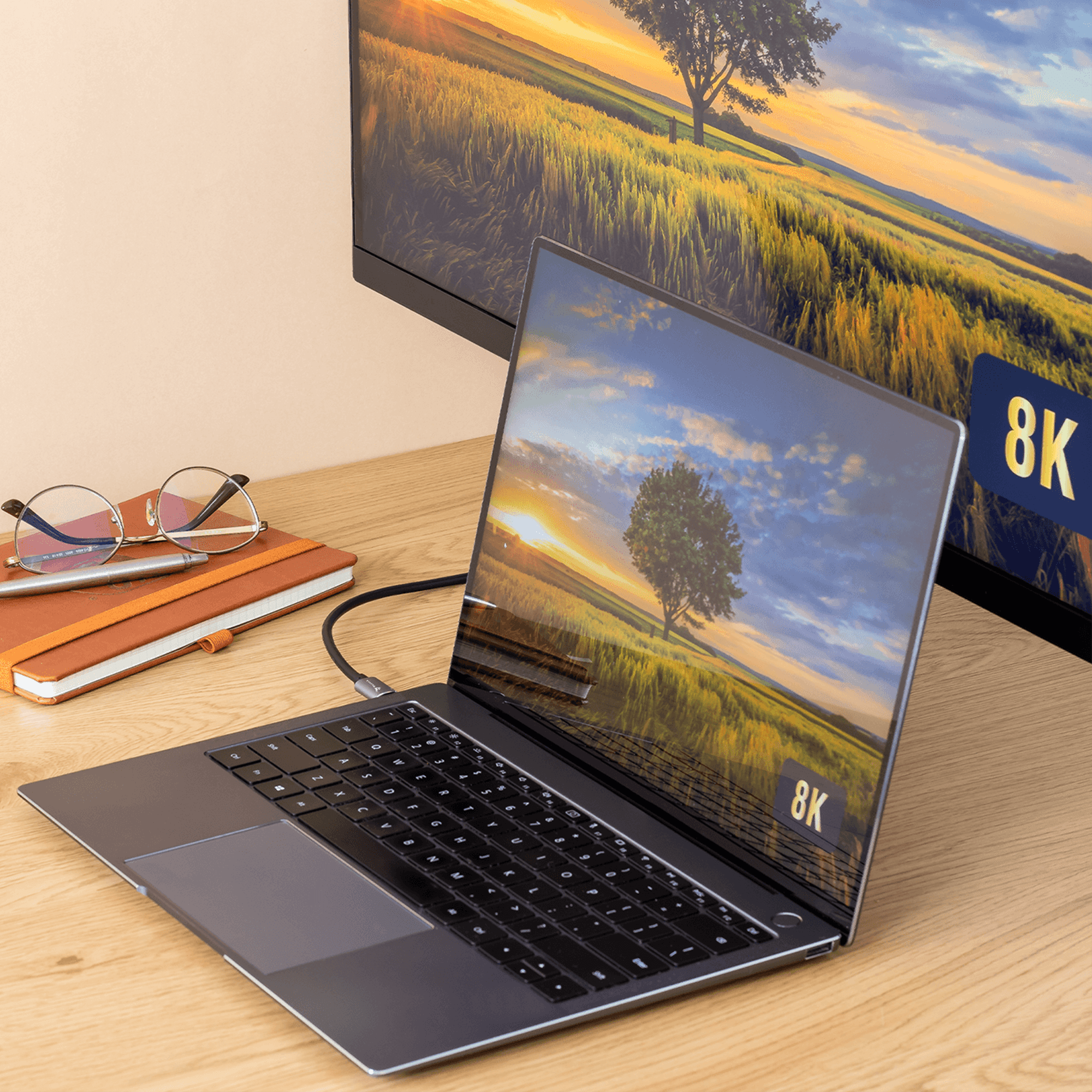 Reagle USB-C auf Displayport DP 8K 4K 144Hz Adapterkabel_1