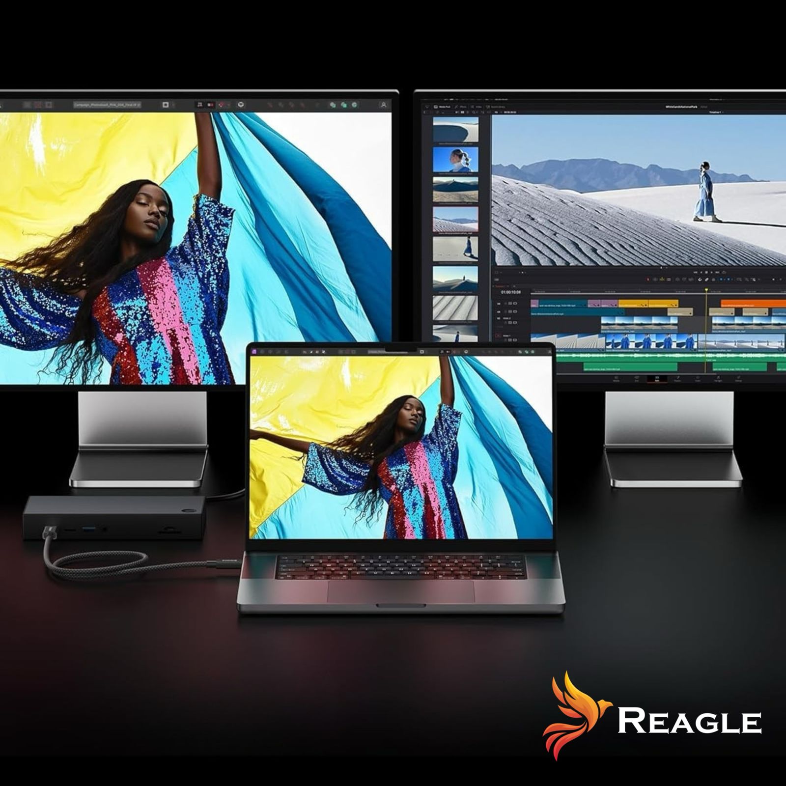 REAGLE THUNDERBOLT 5 USB-C PD 240W 16K 80 Gbps USB4 Kabel, Macbook Pro 14 16 0.5m_3