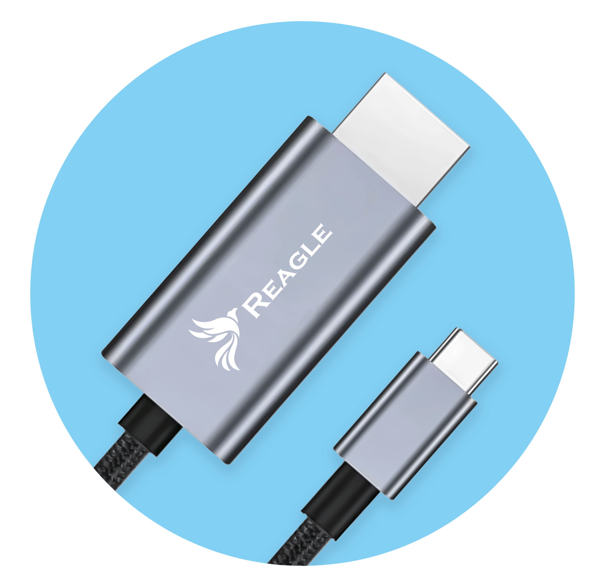 Reagle kabel USB-C HDMI 2.1 4K 165Hz 2m