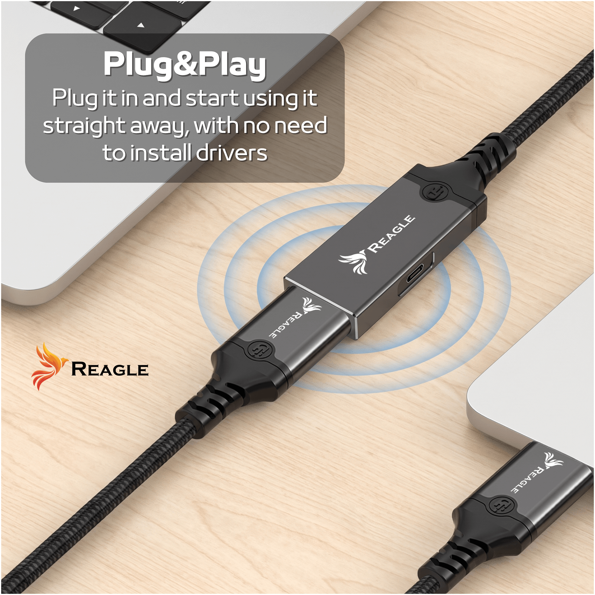 Aktywny kabel USB Reagle 10m Plug and Play