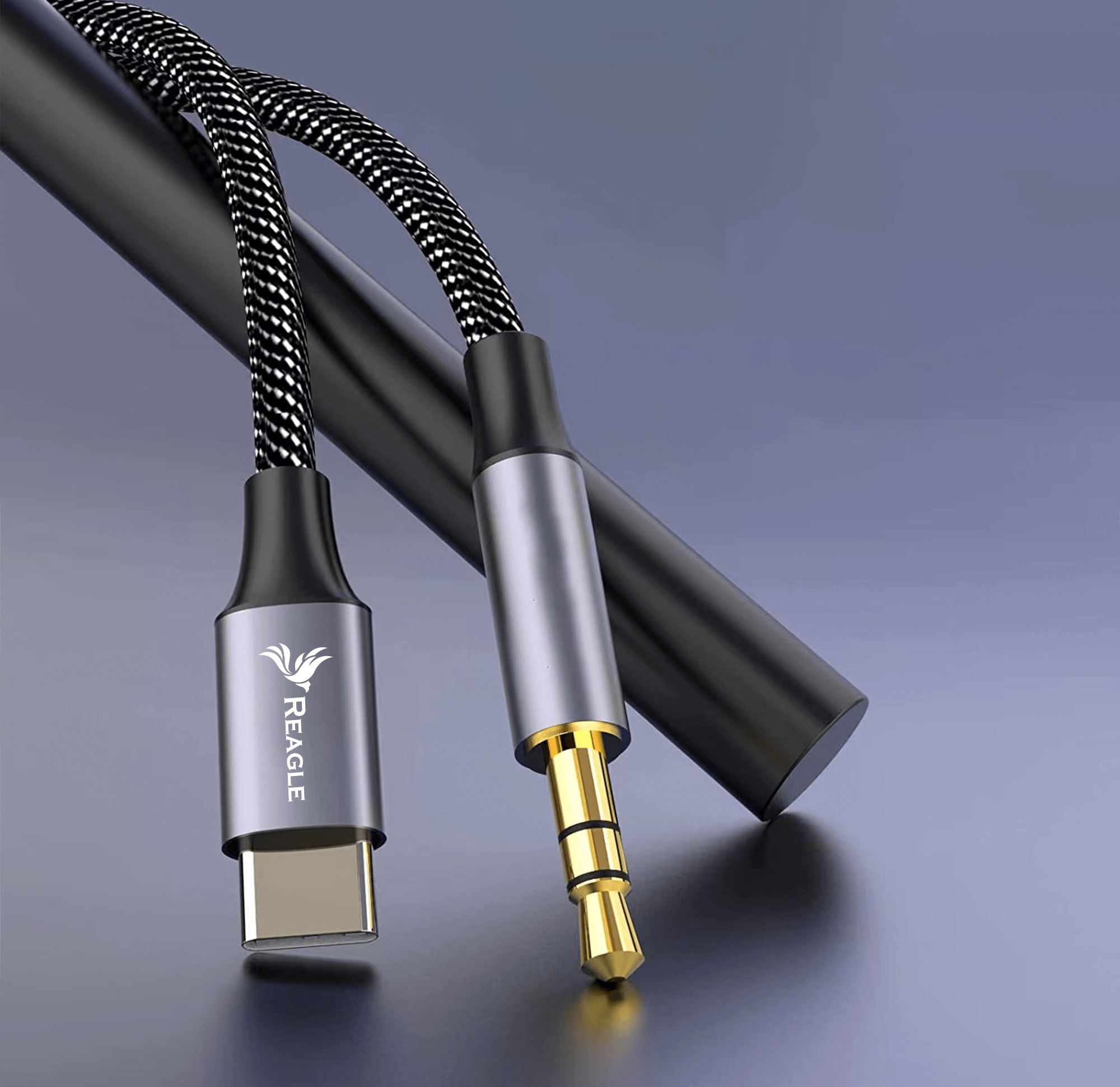 Reagle RUCJ100P kabel USB-C do mini jack 3,5 mm DAC