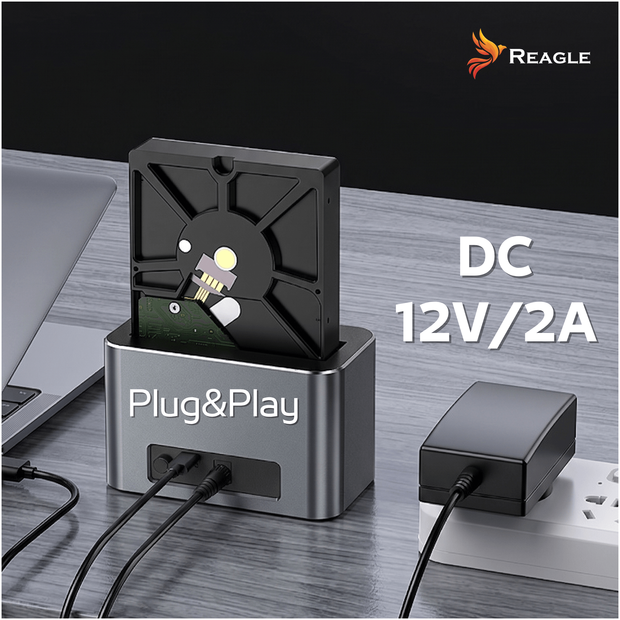 Stacja dokująca HDD SSD SATA USB 3.0 5Gbps