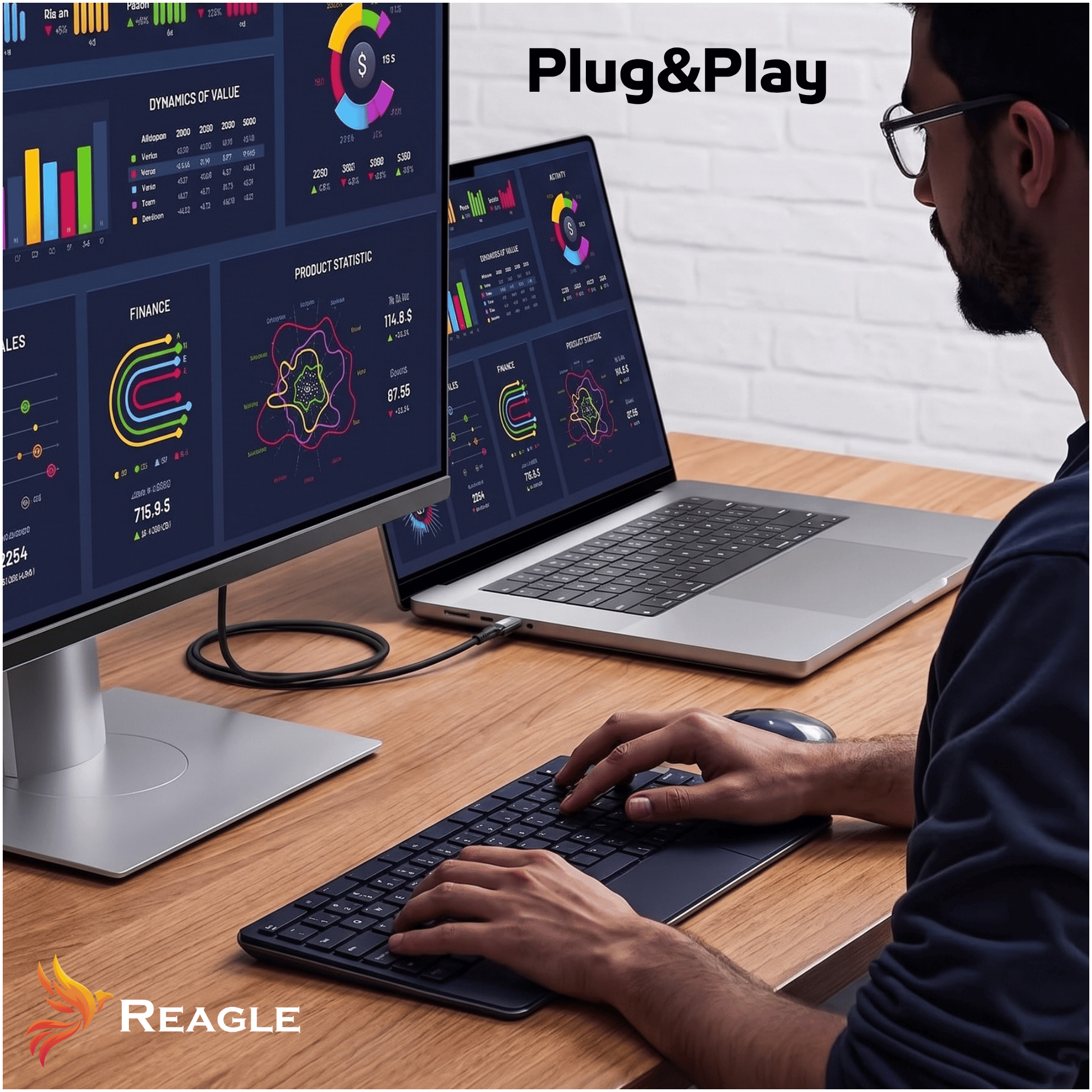 Reagle RUCH200P Plug and Play USB-C HDMI