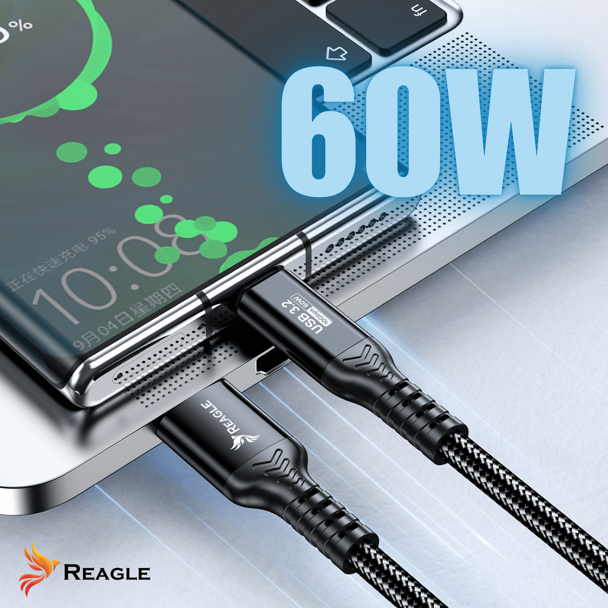 Reagle RUCA100P szybkie ładowanie PD 60W QC 3.0 QC 4.0