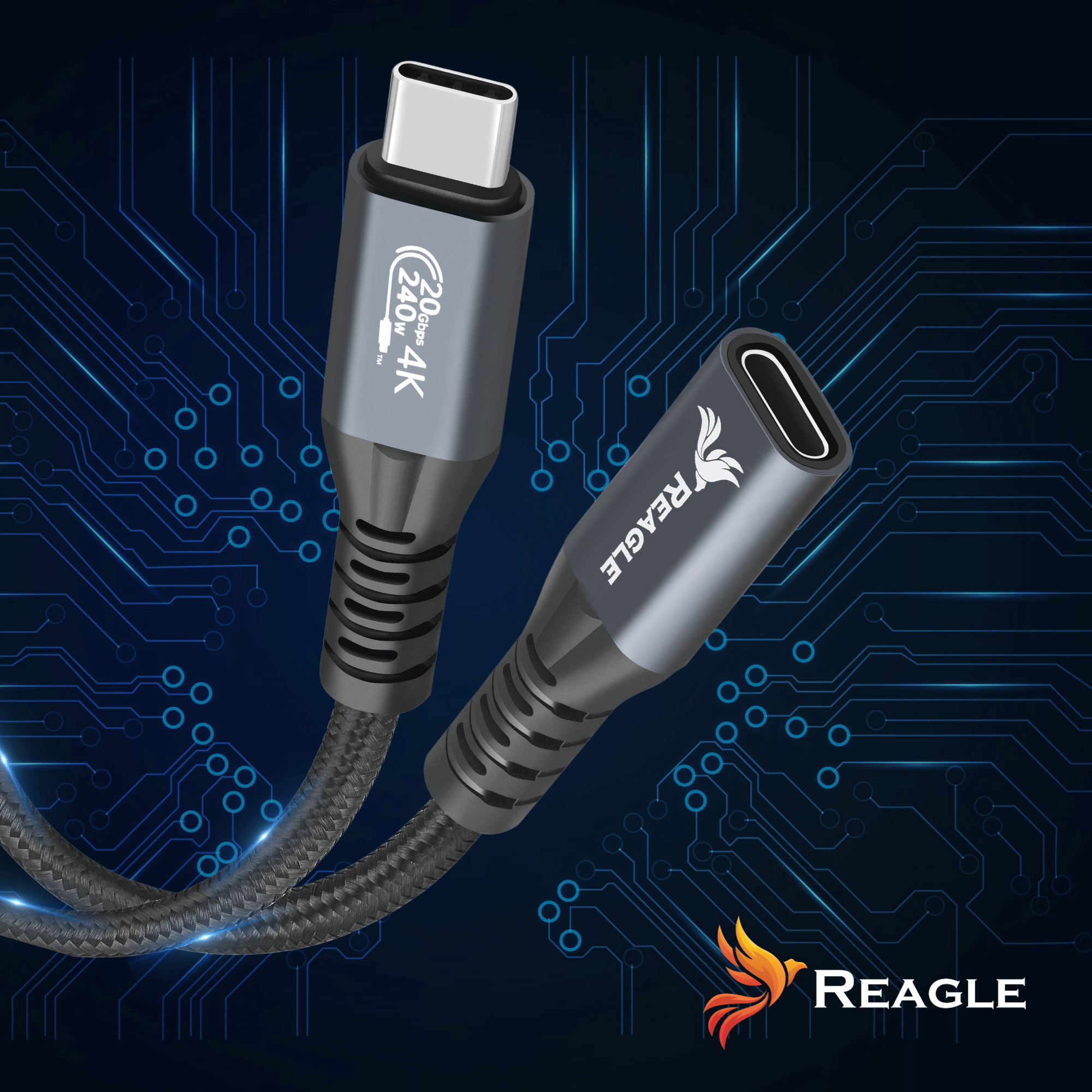 Reagle RPC300P przedłużacz USB-C 3m