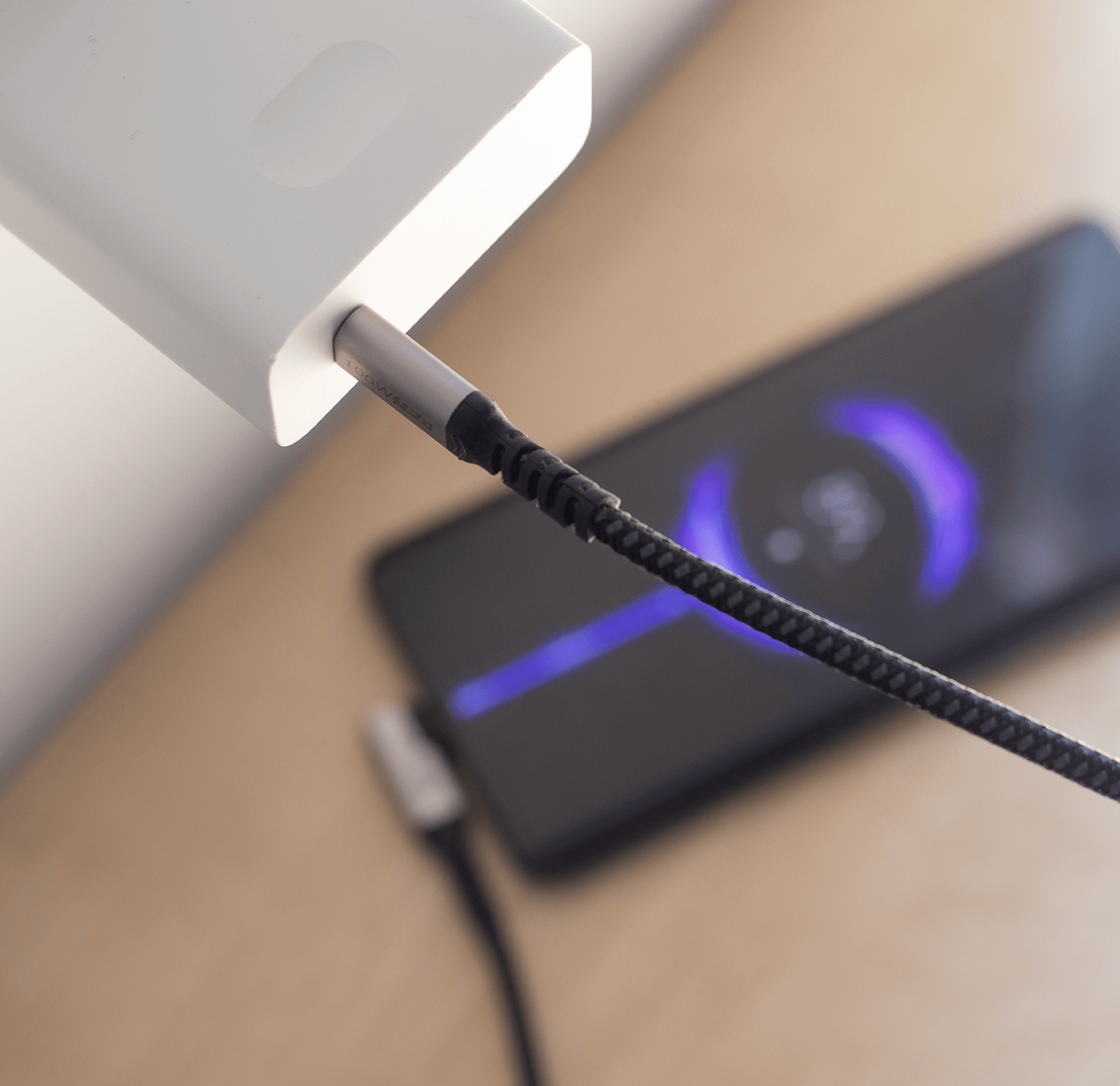 REAGLE Kabel USB-C 3.2 Thunderbolt 4K 60Hz QC PD 100W Kątowy 10 Gb/s 50CM_3