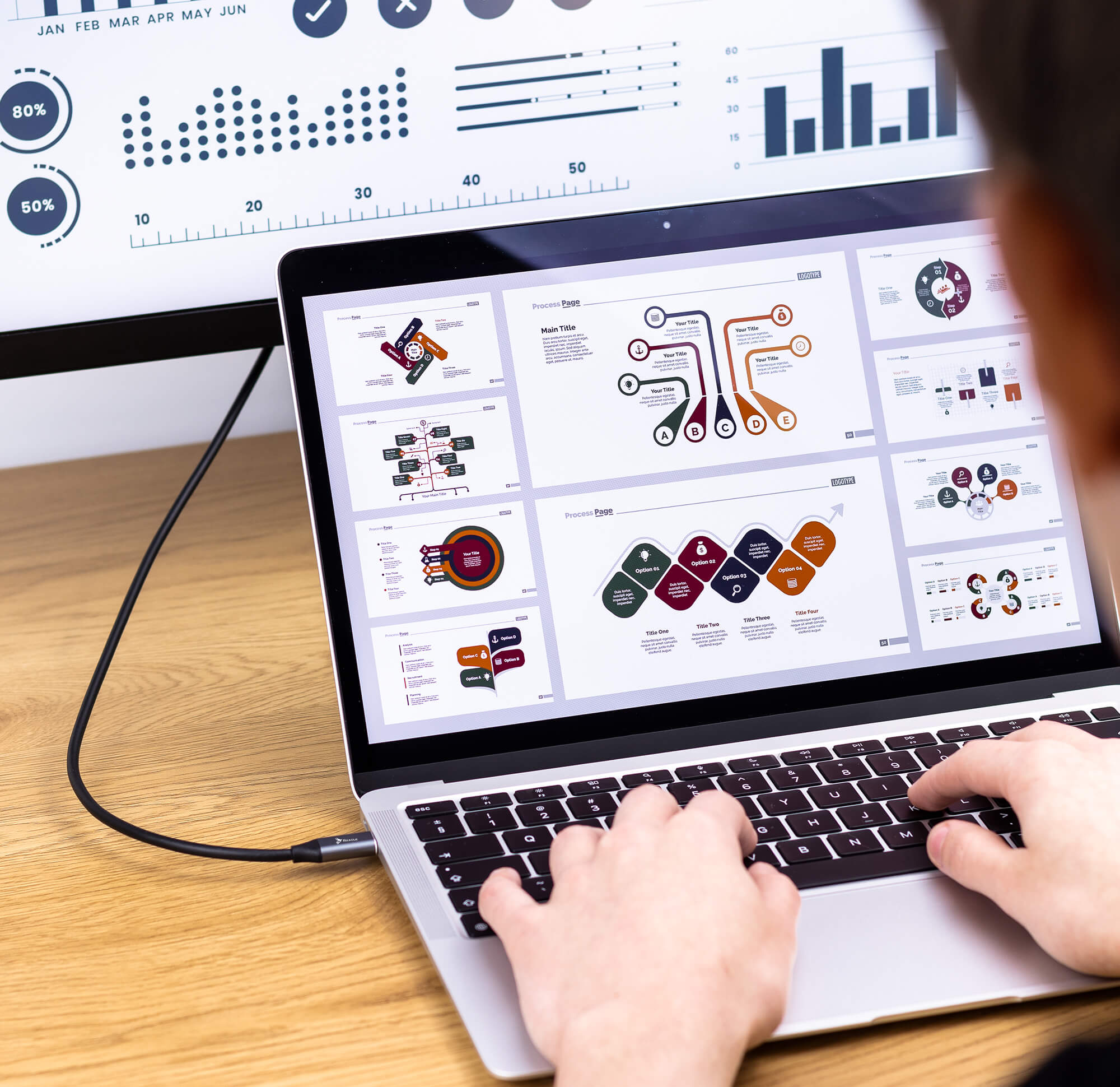 Reagle Kabel Thunderbolt USB-C Mini DisplayPort 4K 60Hz 3M_1