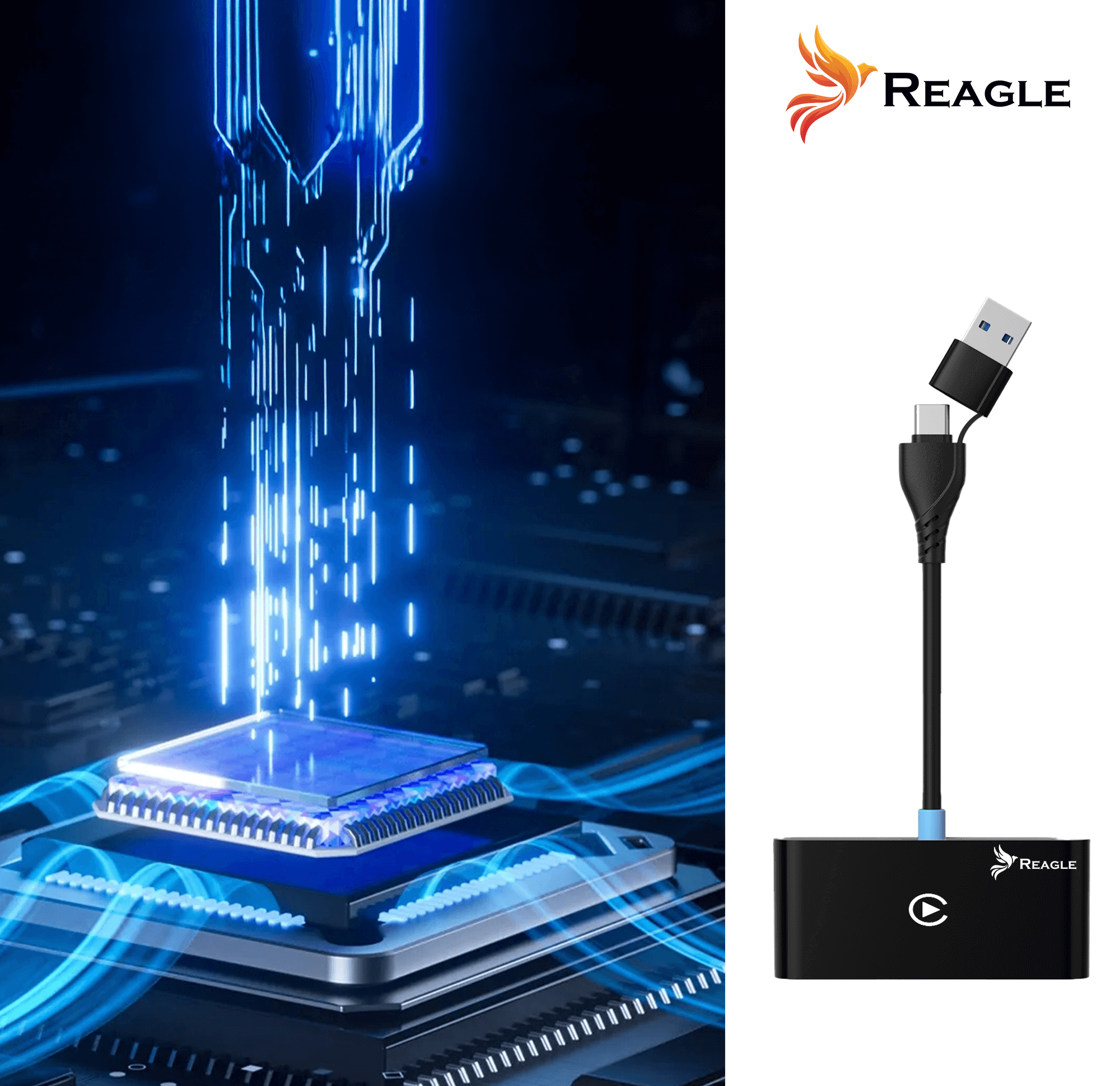 Reagle RCAR7 adapter bezprzewodowy Apple CarPlay Android Auto – Na krótkie przejazdy i w długą podróż.