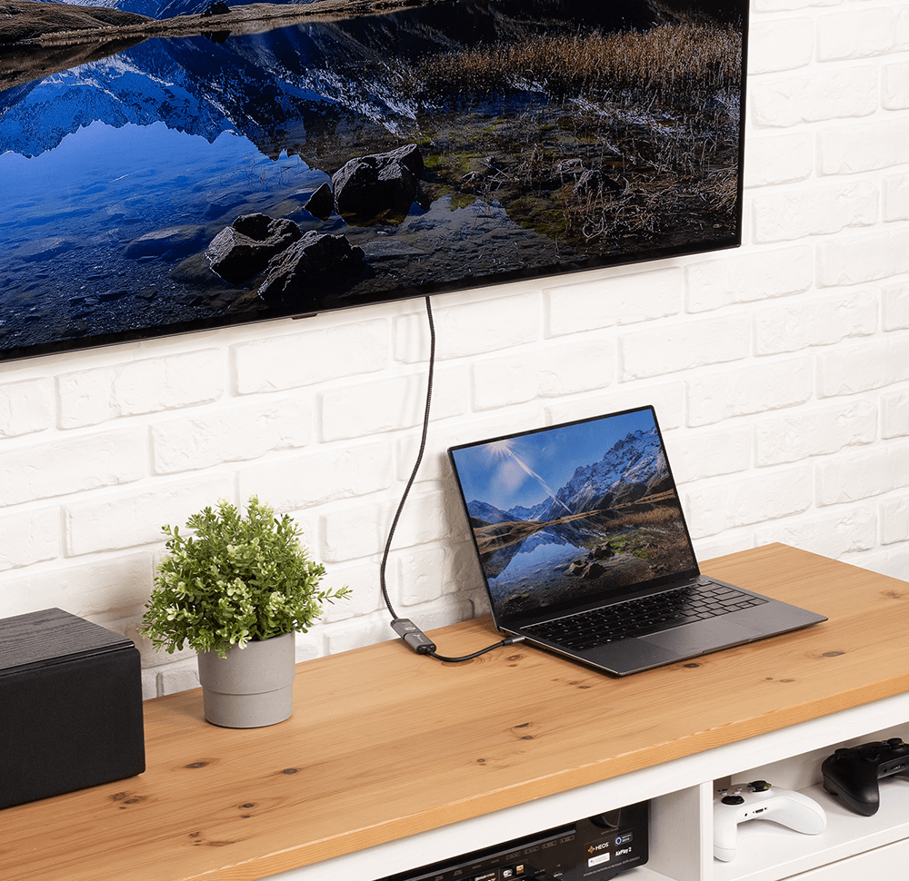 REAGLE ADAPTER PRZEJŚCIÓWKA USB-C 3.2 HDMI 4K 60Hz Mac USB C MHL IPHONE SAMSUNG_2