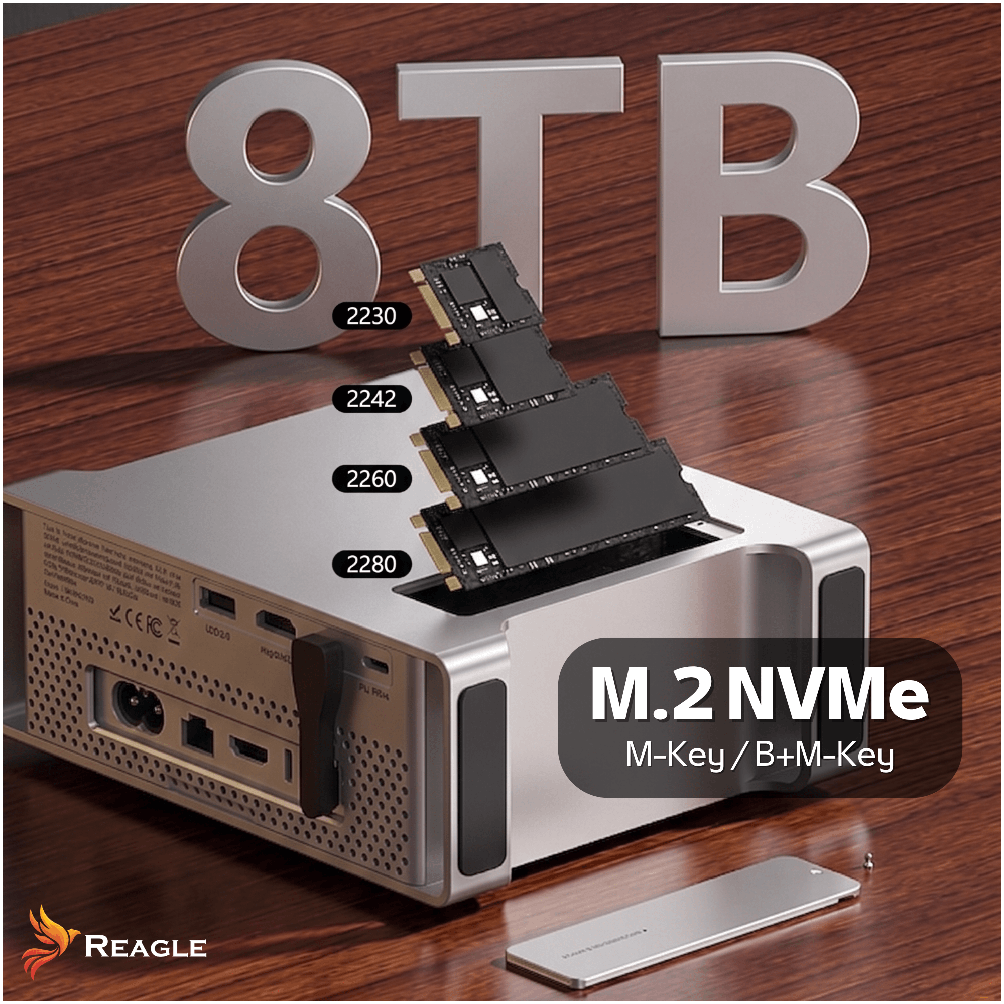 Stacja dokująca Mac Mini M4 SSD NVMe HDMI 4K USB-C