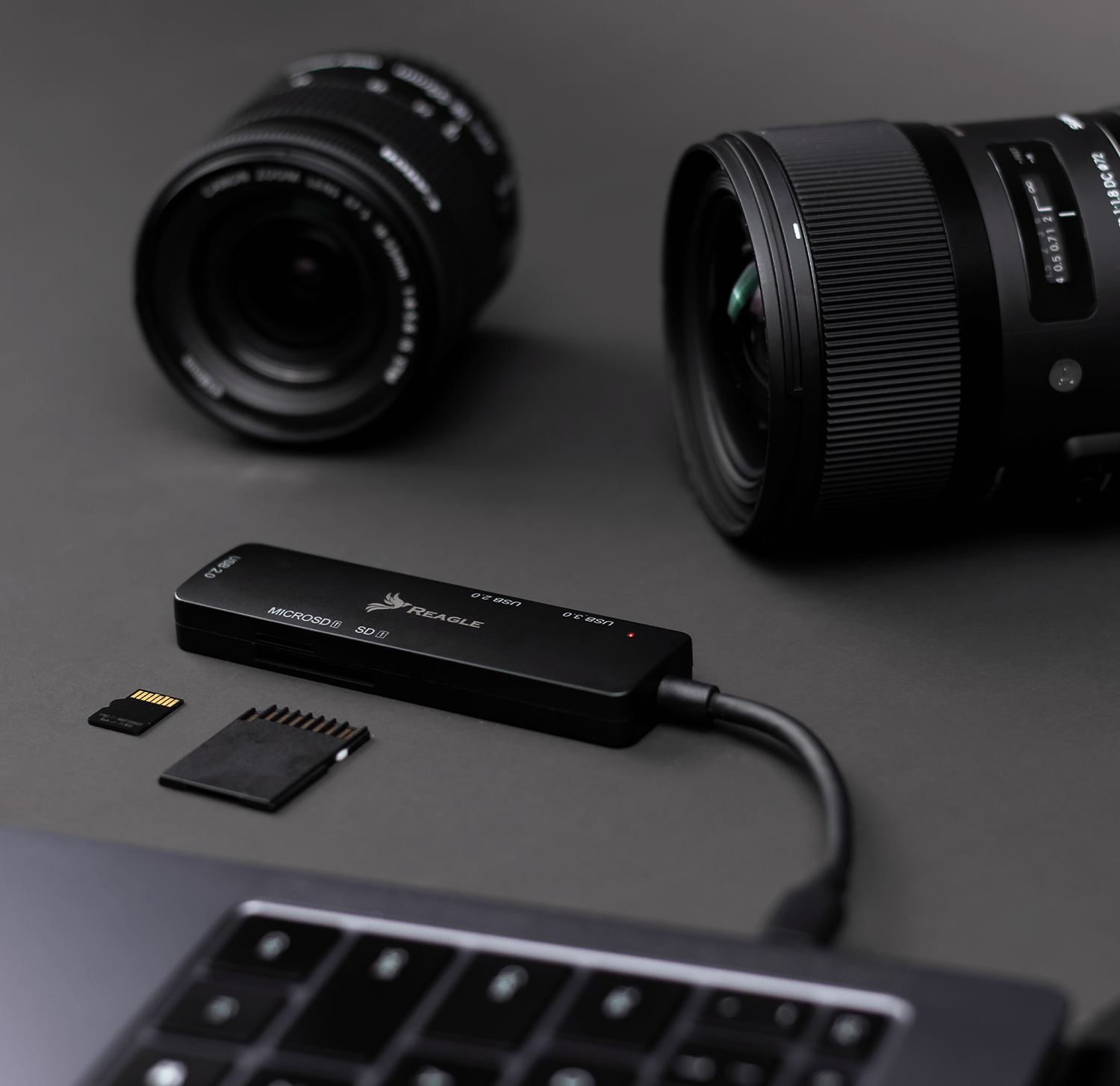 Reagle Adapter Hub USB C 3.1 5w1 Czytnik Kart Macbook_2