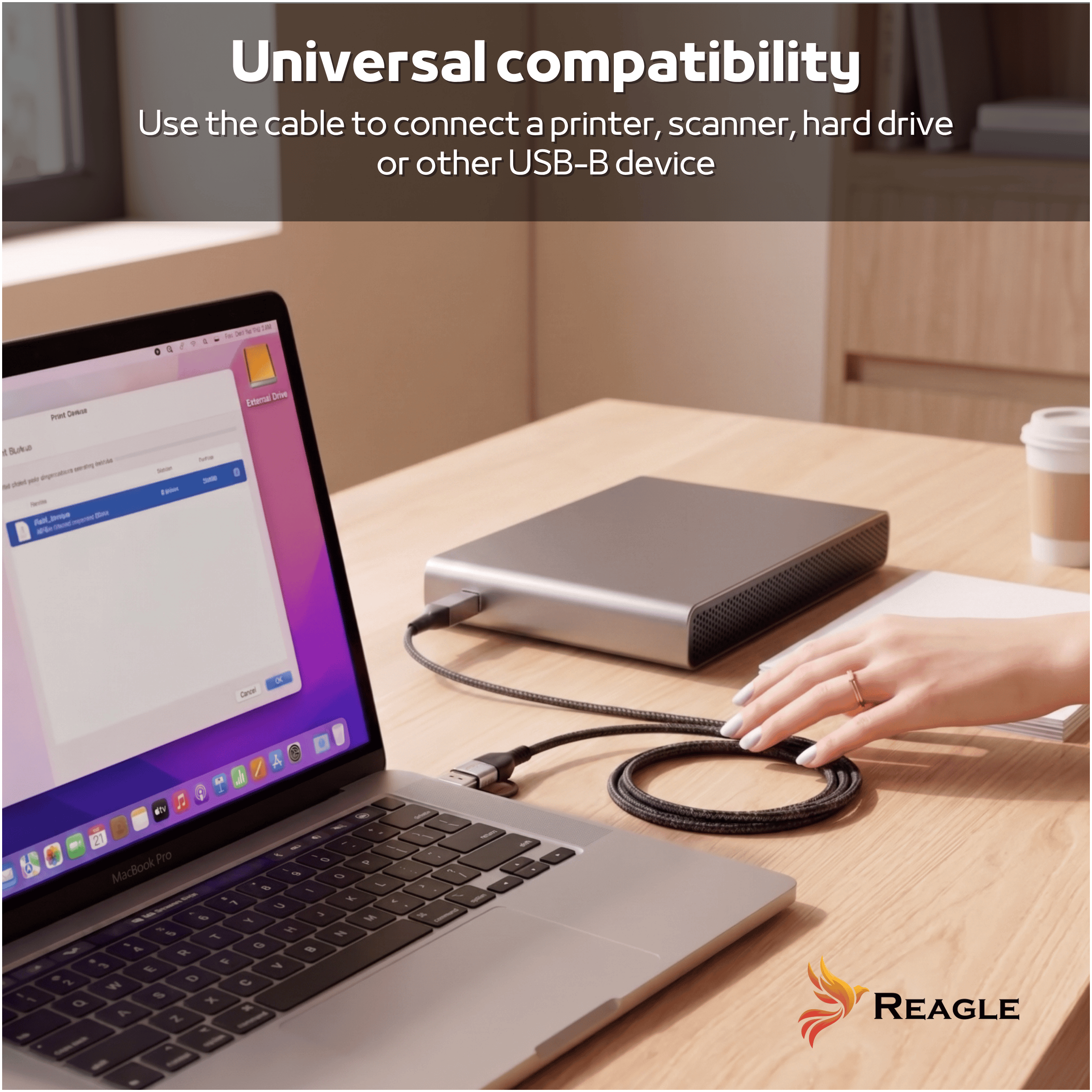 Reagle RUACB50P kabel USB 50 cm