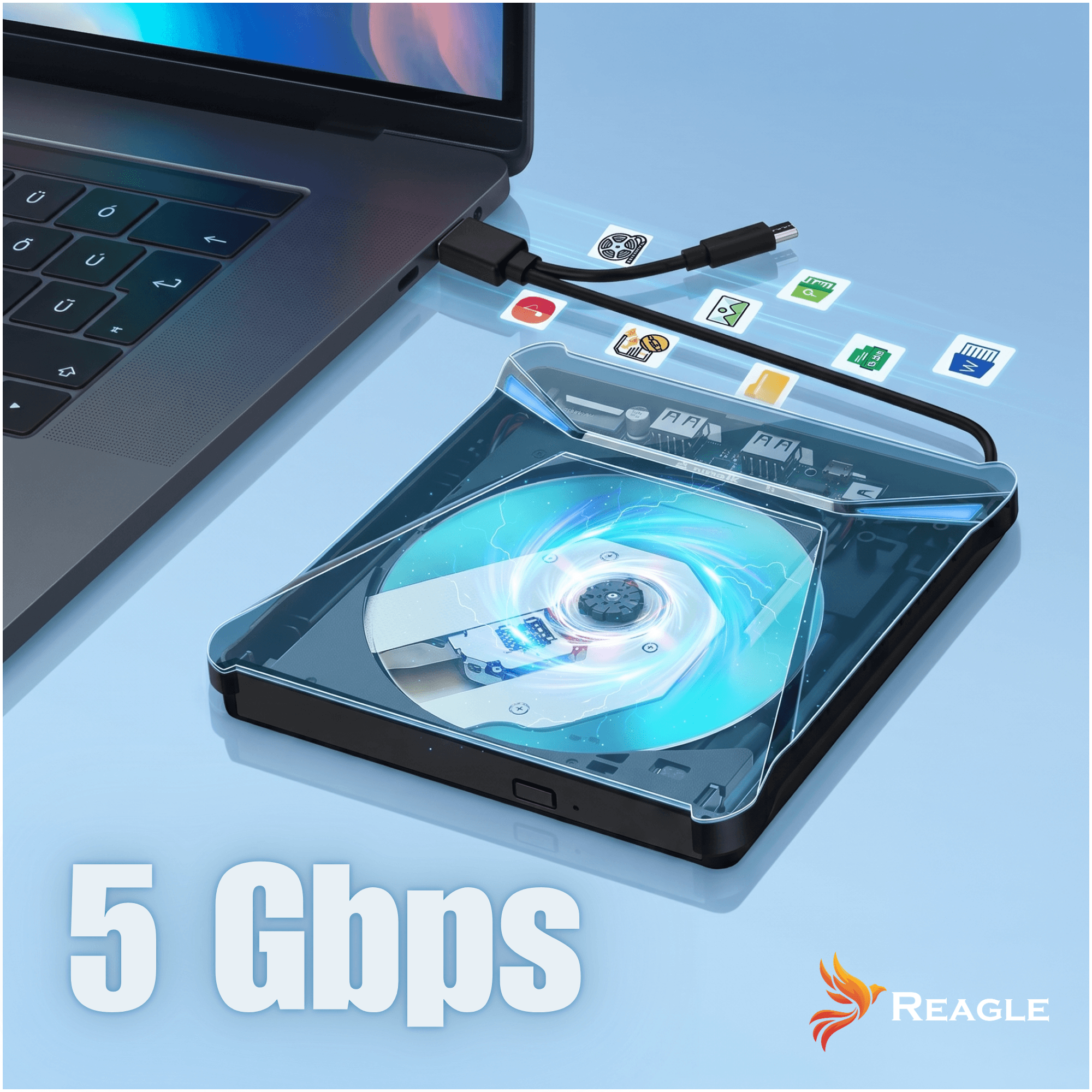 Reagle RCD51 USB-C USB-A
