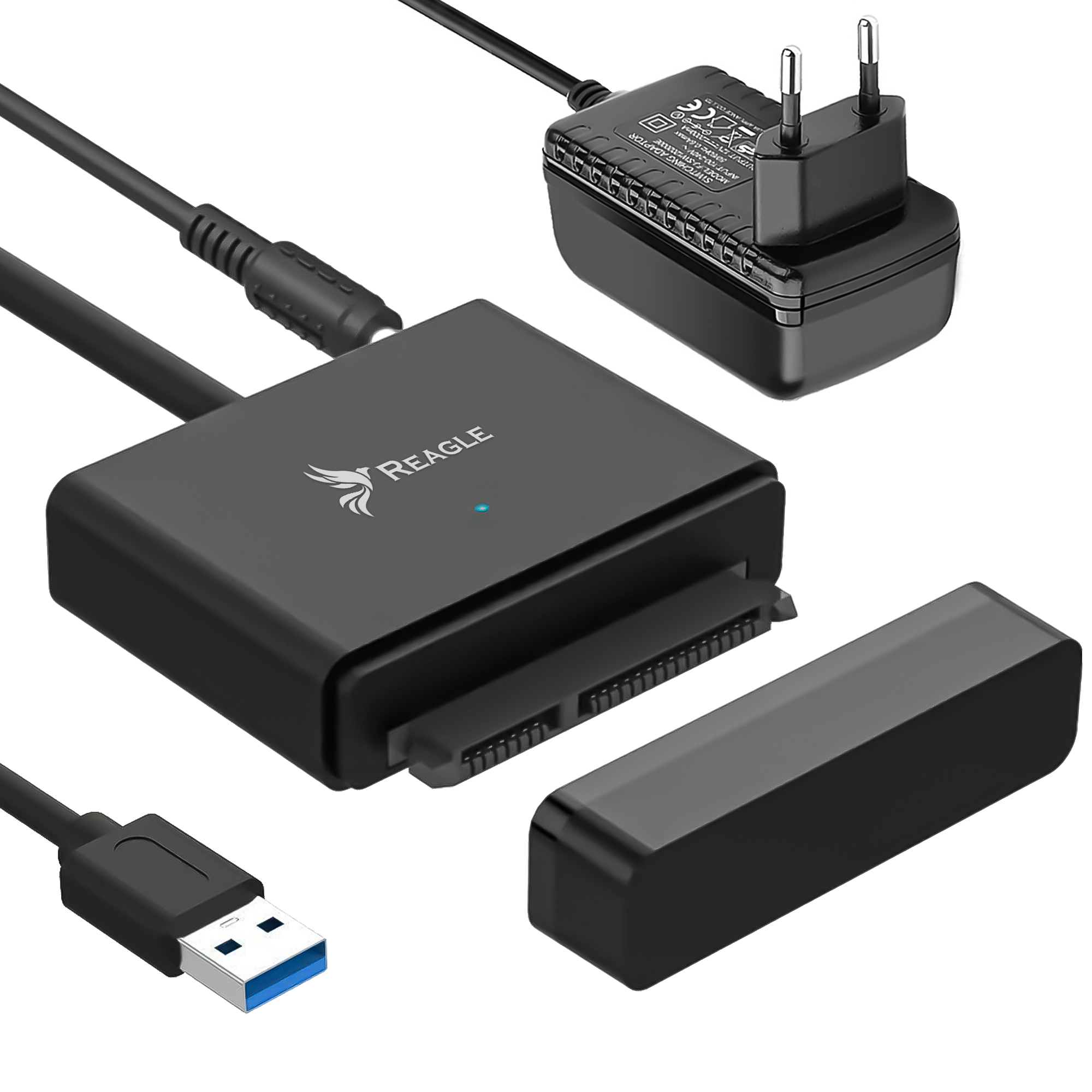 Reagle RY2SATA adapter SATA USB 3.2 HDD SSD 2,5 3,5 12TB 5Gbps zasilacz 24W