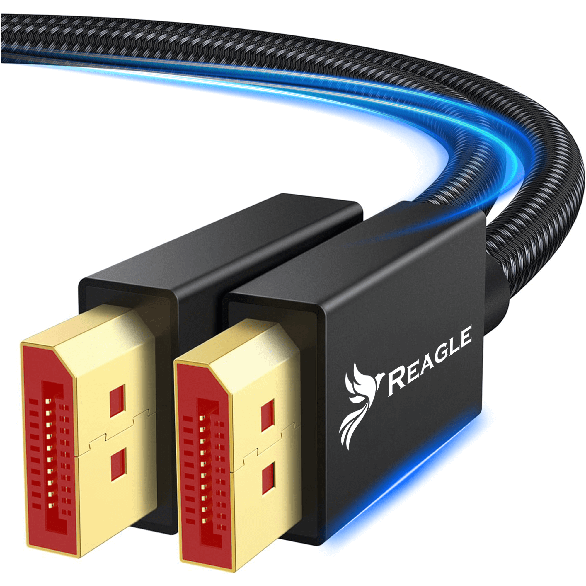 Reagle RDP300P3 kabel DisplayPort 2.1 8K 120Hz 4K 320Hz 240Hz 80Gbps 3m