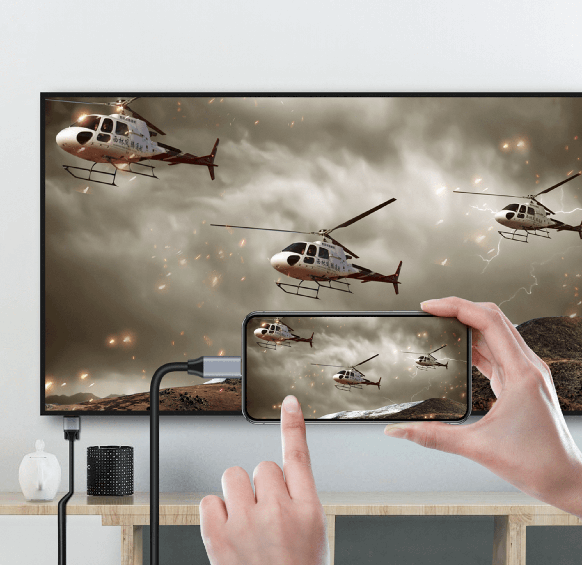 REAGLE Kabel USB C na VGA 1,8M FULL HD D-SUB Przewód Adapter 1080p USB-C_1