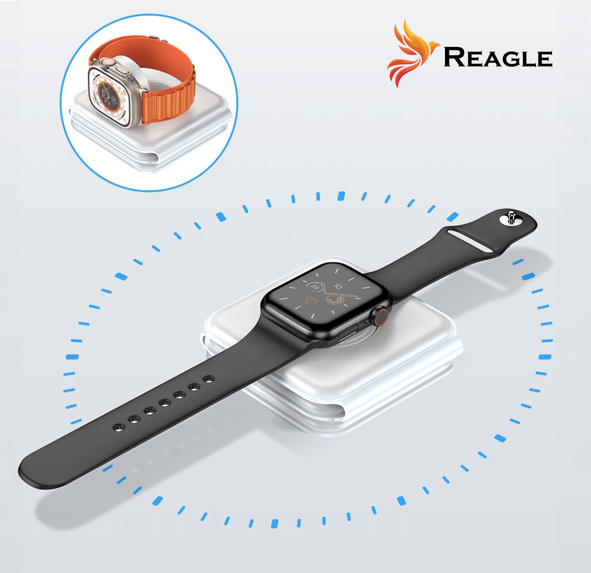 REAGLE SKŁADANA ŁADOWARKA INDUKCYJNA BEZPRZEWODOWA 3W1 MAGSAFE 15W IPHONE AIRPODS_2