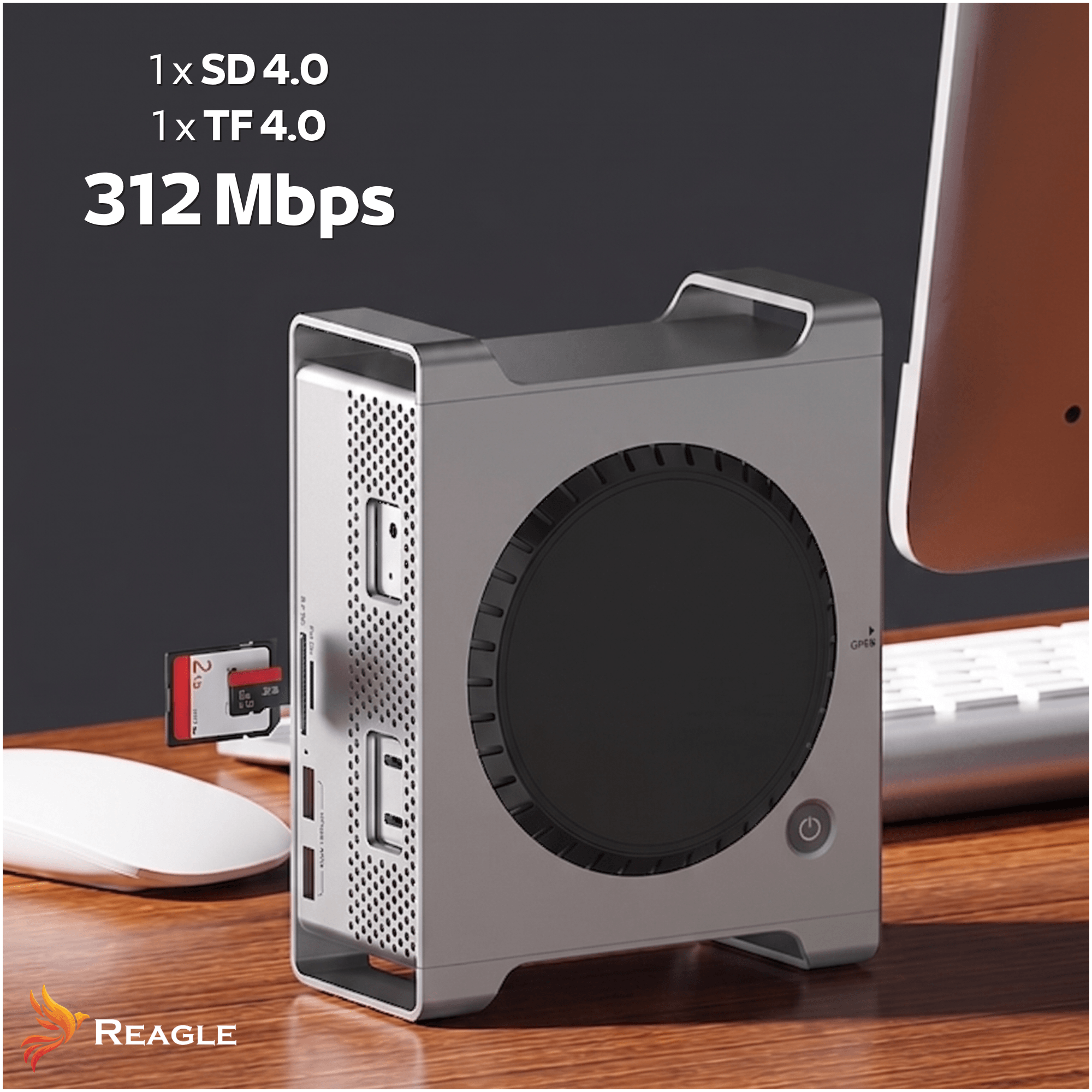 Reagle Mac Mini hub USB dock