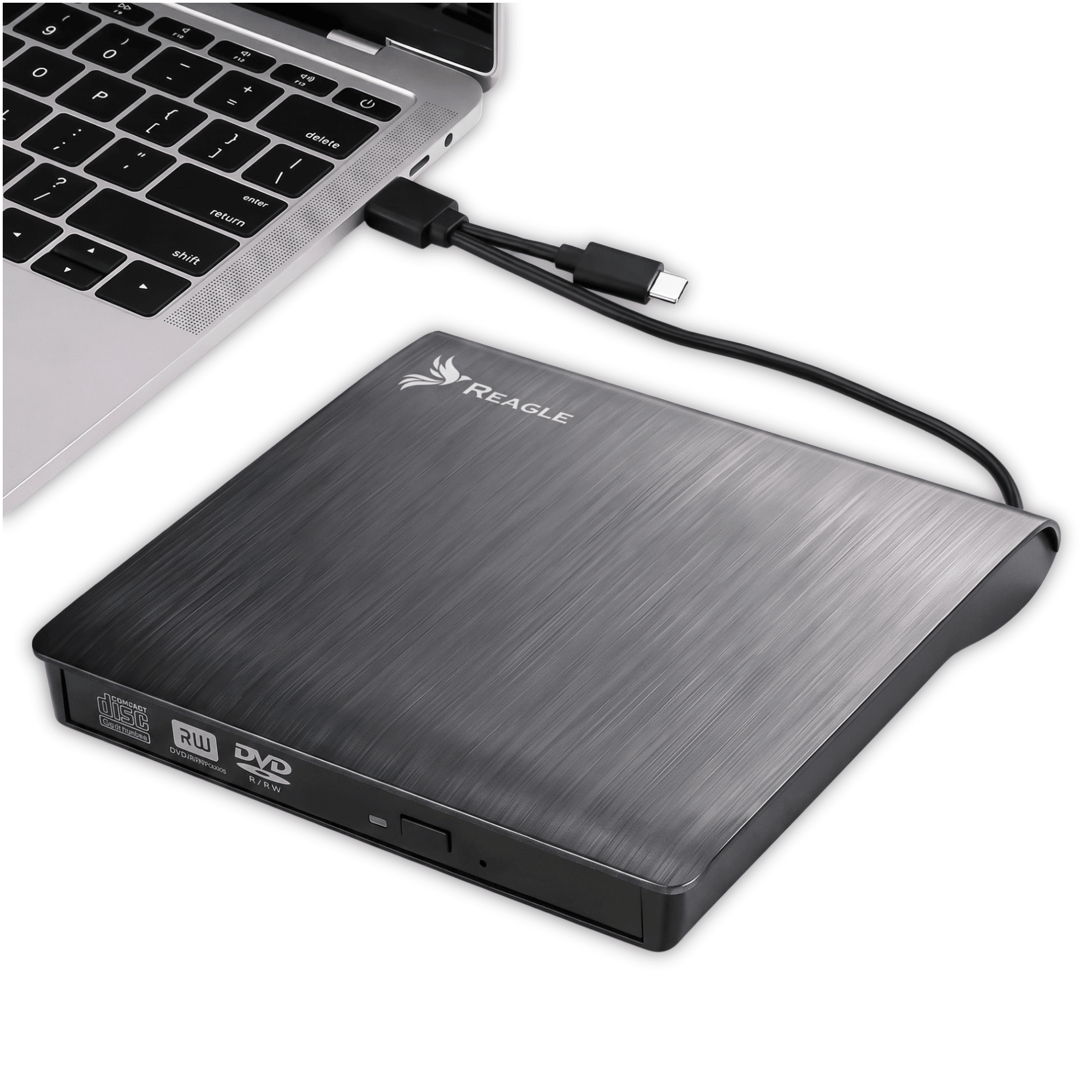 Reagle zewnętrzny napęd DVD USB CD RW do laptopa