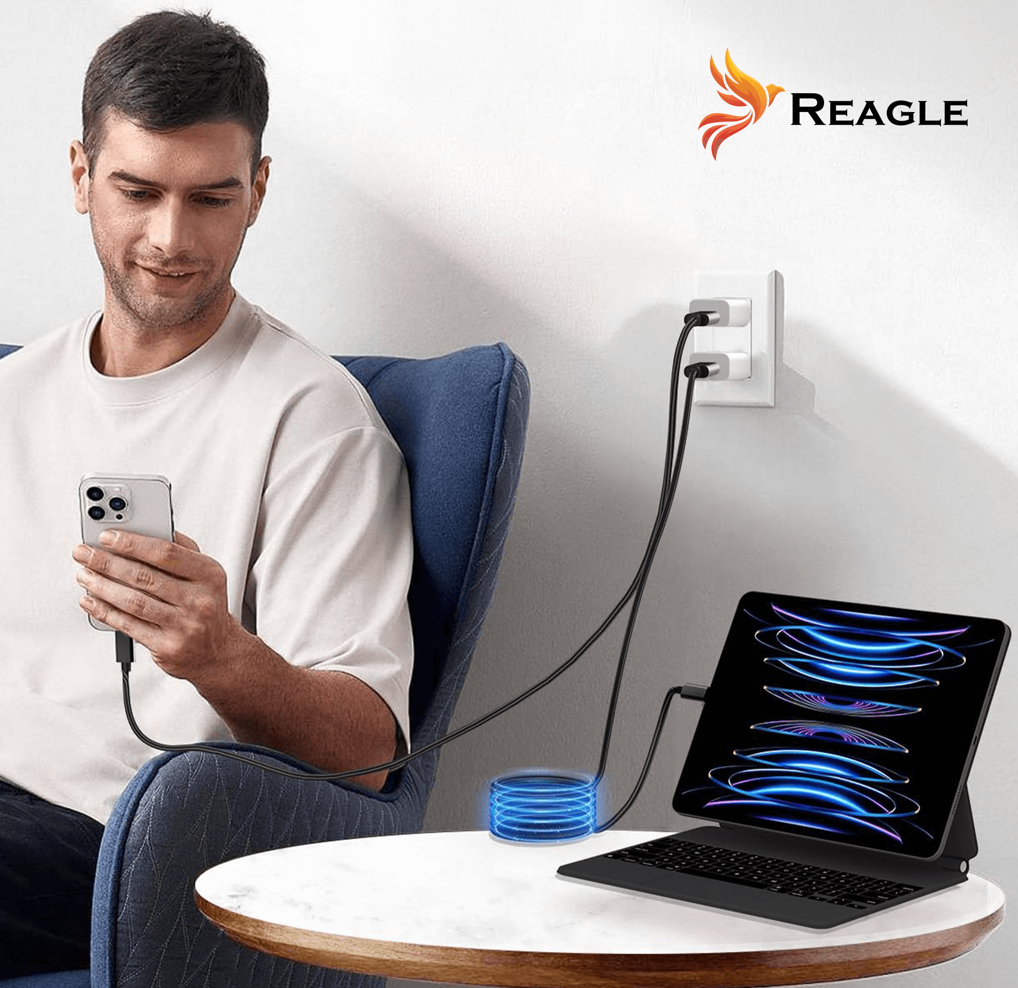 MAGNETISCHES KABEL USB C PD 60W FÜR IPHONE 15 16 SAMSUNG SCHNELLES LADEN 1M_3