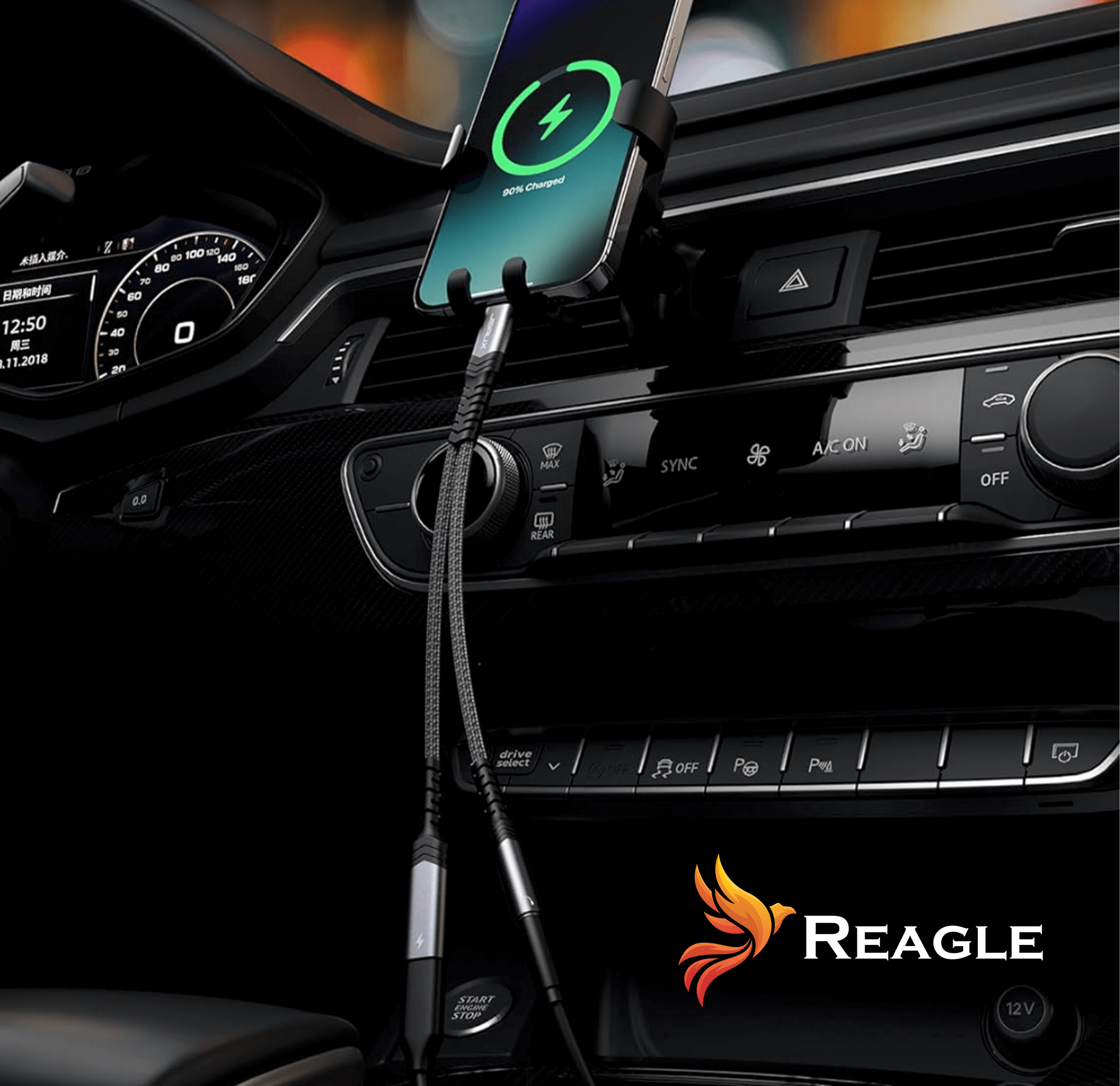 Reagle Adapter USB C MINI JACK 3,5mm auf USB-C Laden 60W_2