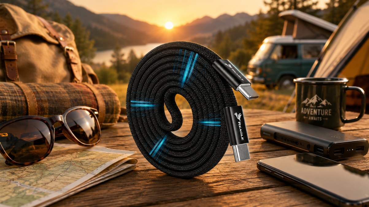 Kable USB-C Reagle na wakacje, camping i podróż