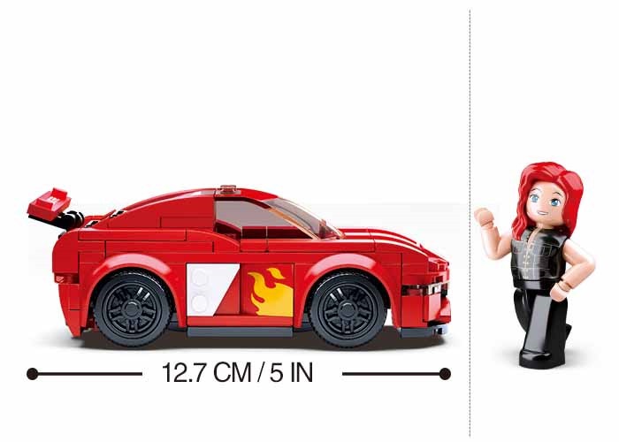 KLOCKI SLUBAN CC Samochód wyścigowy 163 - B0633D