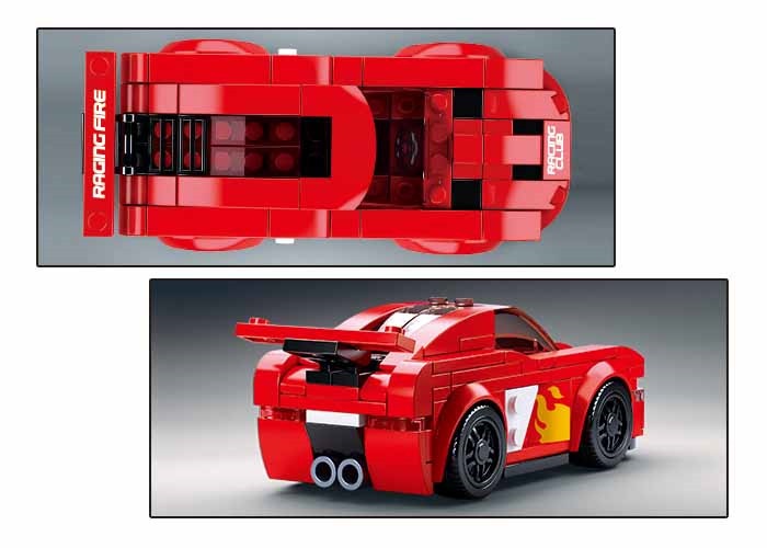 KLOCKI SLUBAN CC Samochód wyścigowy 163 - B0633D