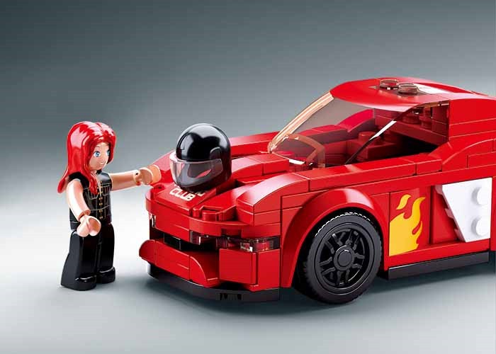 KLOCKI SLUBAN CC Samochód wyścigowy 163 - B0633D