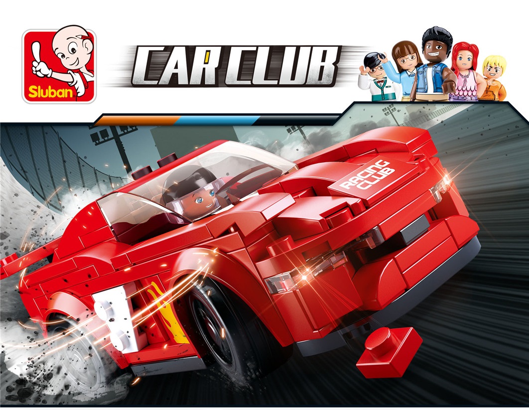 KLOCKI SLUBAN CC Samochód wyścigowy 163 - B0633D