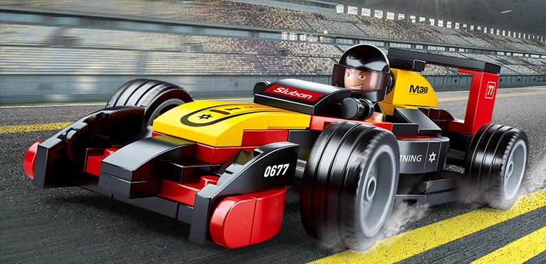 KLOCKI SLUBAN CC F1 Samochód wyścigowy 120 - B0677