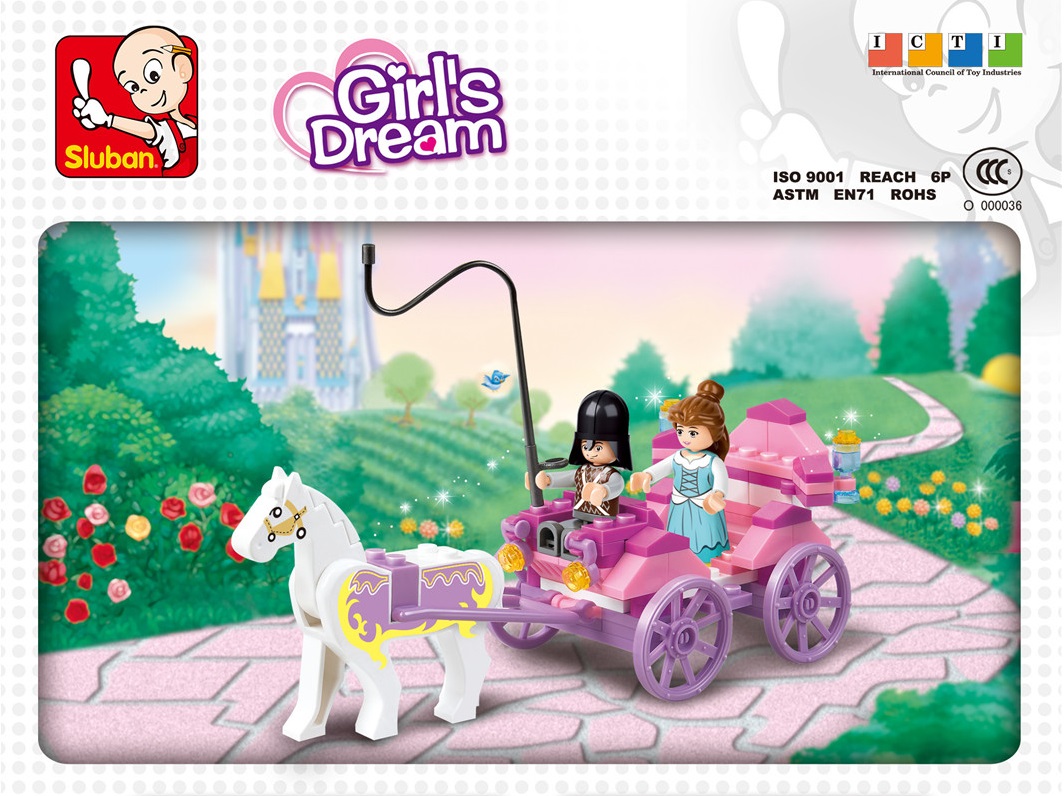 KLOCKI SLUBAN GD Karoca księżniczki 99 - B0239