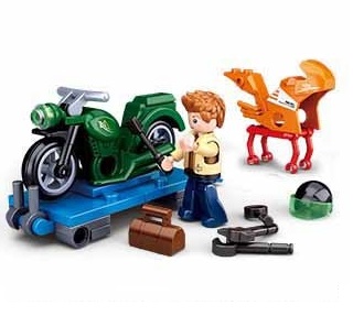 KLOCKI SLUBAN TOWN Motor mechanik 45 - B0717C  Kompatybilne z LEG COB