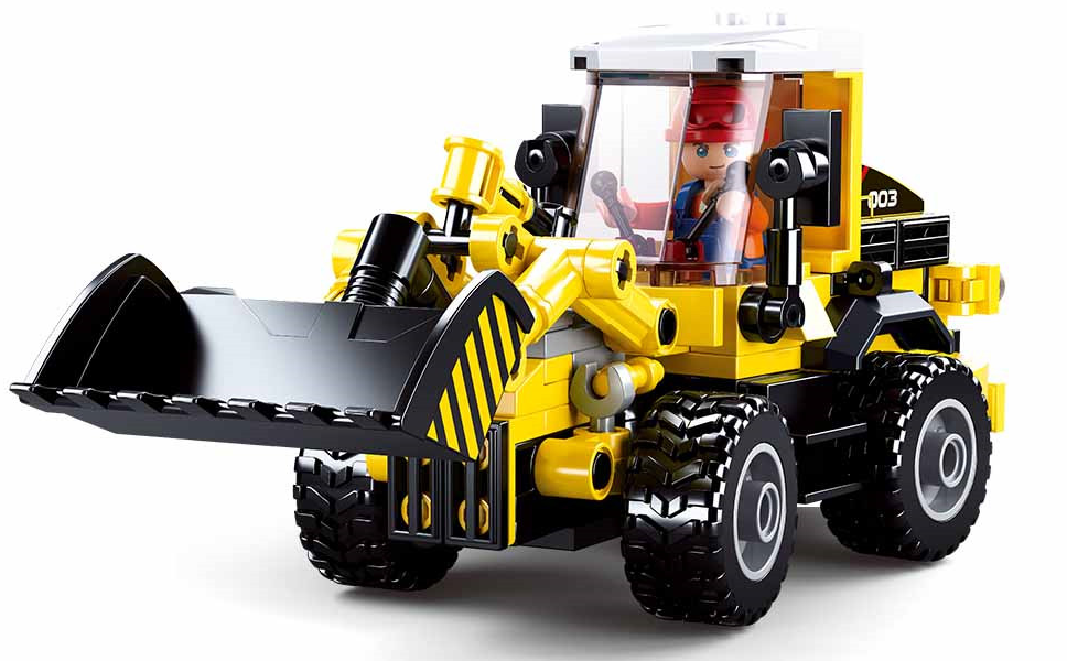 KLOCKI SLUBAN TOWN Koparko ładowarka 200 - B0803