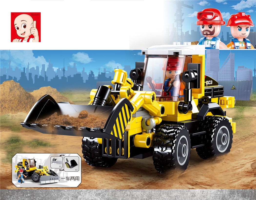 KLOCKI SLUBAN TOWN Koparko ładowarka 200 - B0803