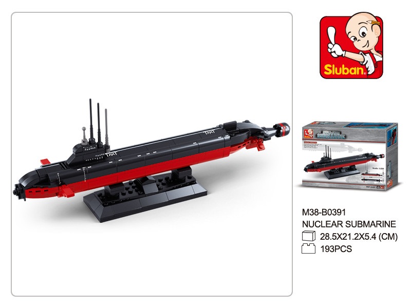 KLOCKI SLUBAN ARMY Lodz podwodna jadrowa 193 - B0391
