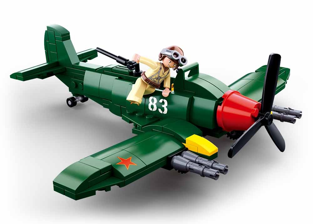 KLOCKI SLUBAN WWII Smiglowiec IL 170 - B0683 Kompatybilne z LEG COB