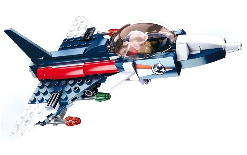 KLOCKI SLUBAN LOTNISKO Samolot Mysliwiec 134 - B0667F Kompatybilne z LEG COB