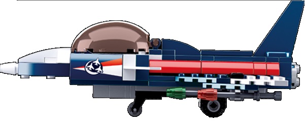 KLOCKI SLUBAN LOTNISKO Samolot Mysliwiec 134 - B0667F Kompatybilne z LEG COB