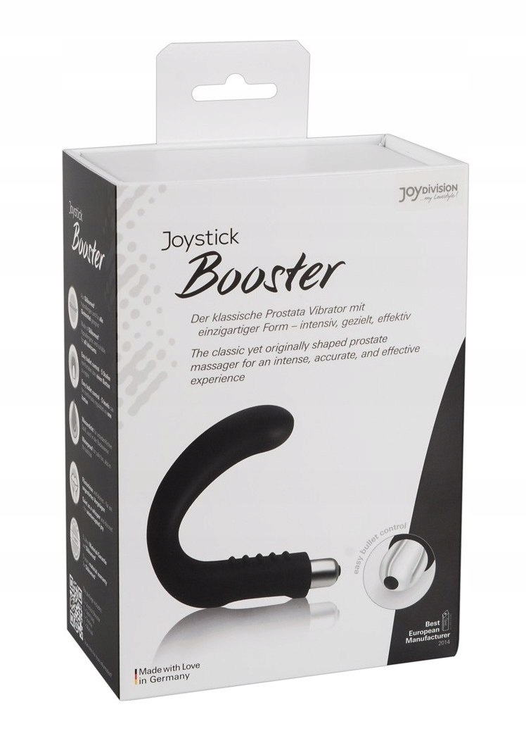 Masażer prostaty Joystick Prostata Booster, black